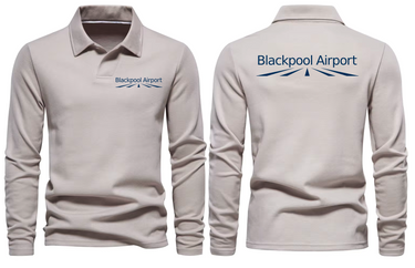 BLACKPOOL AIRPORT LONG SLEEVE POLO